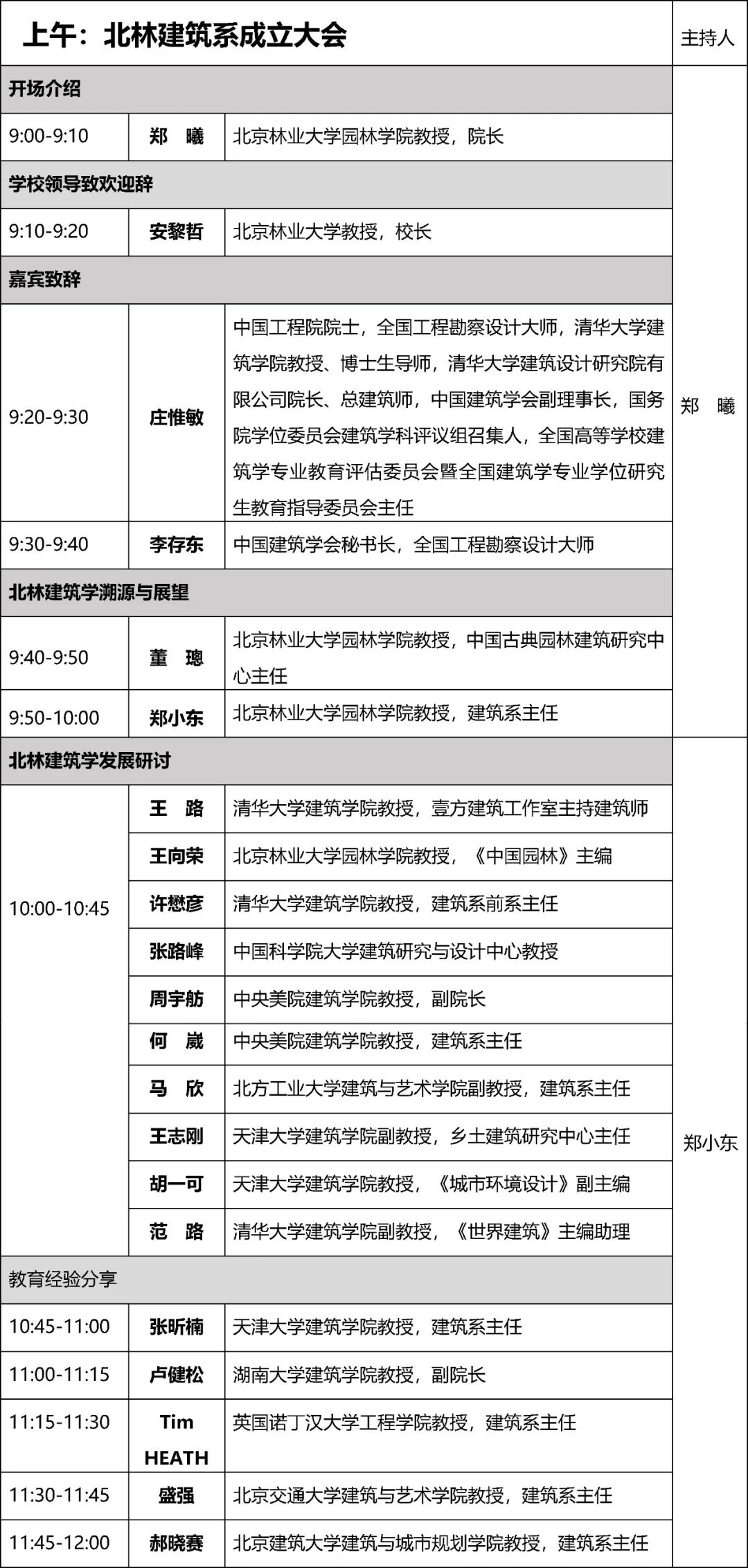 关注!北林建筑系成立大会暨首届风景建筑高峰论坛即将召开!