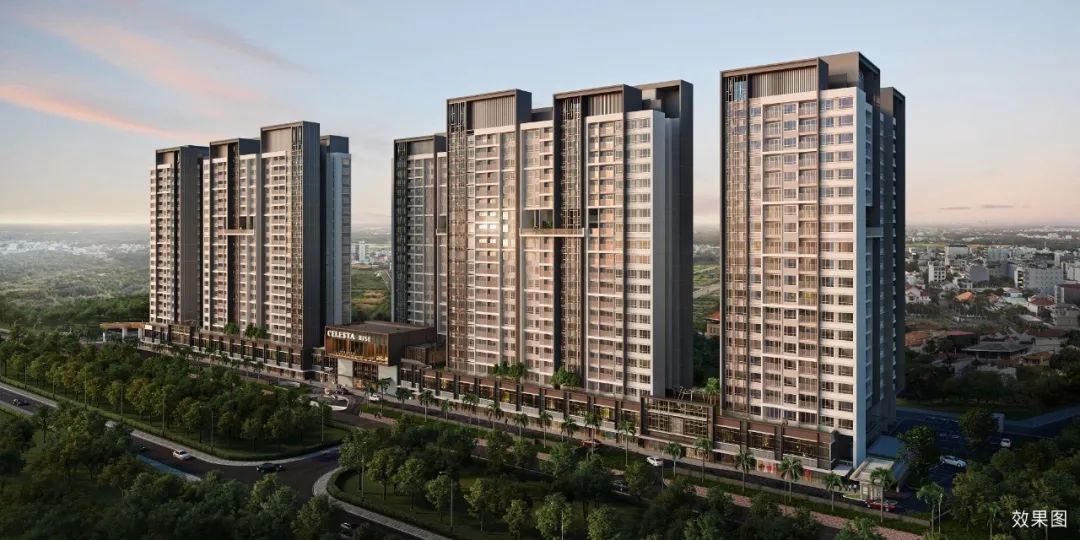 Aedas新作 | Celesta Rise，胡志明市的都市银河