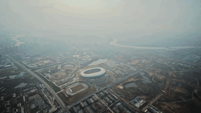 “消失的体育场”建成,马岩松/MAD全球最大覆土建筑群设计