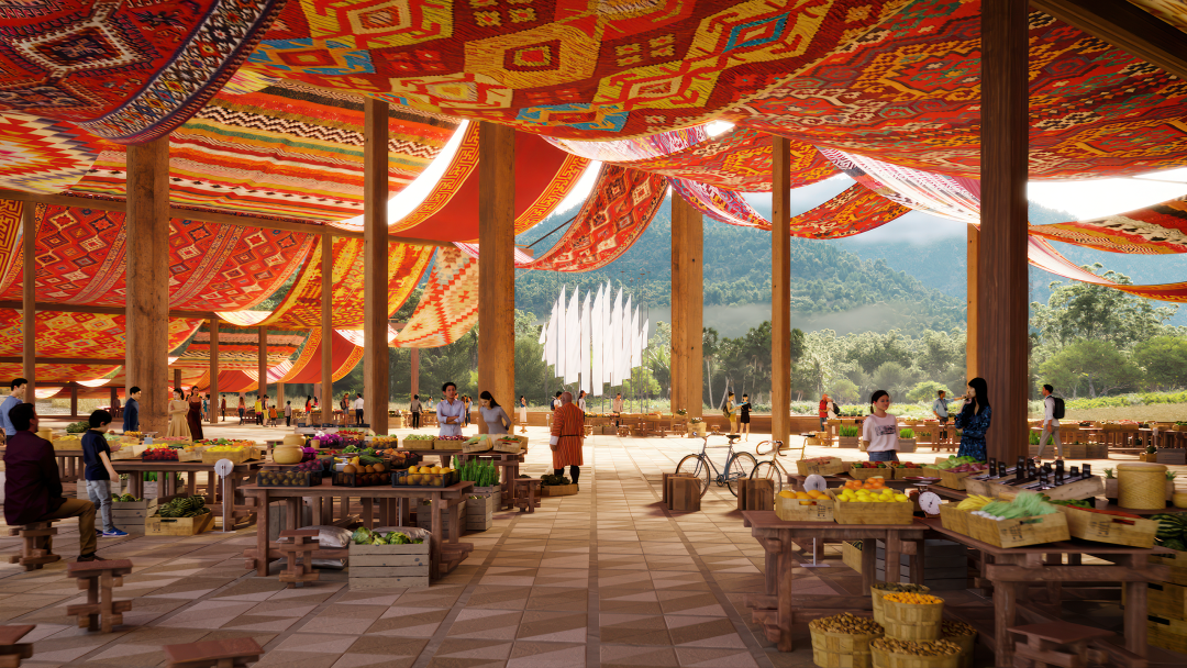 BIG揭晓不丹盖勒普“正念之城”总体规划 