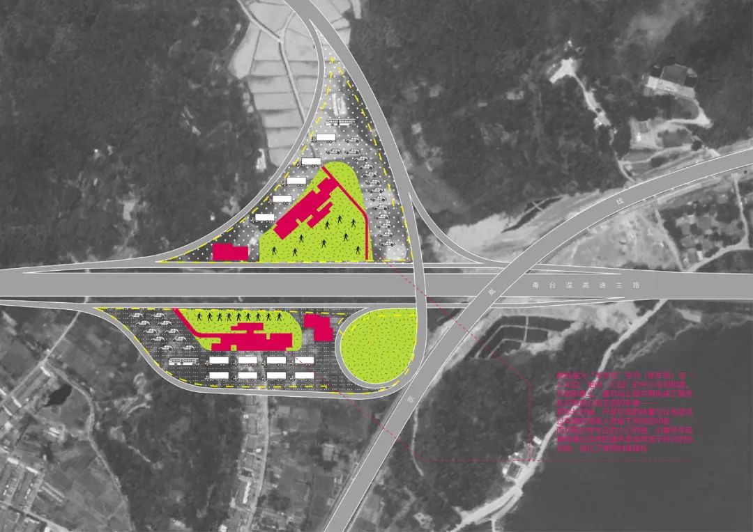 瞬间公园——甬台温高速公路改扩建工程院桥服务区设计方案