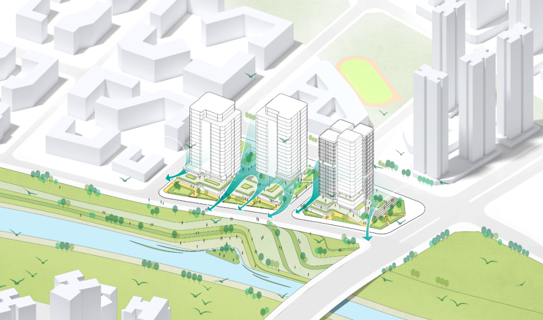 Aedas新作 | 基于岭南地域气候进行适应性设计：深圳前海公园式办公项目