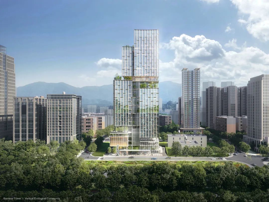 Aedas新作 | 深圳竹曦大厦，诗意生态的垂直社区