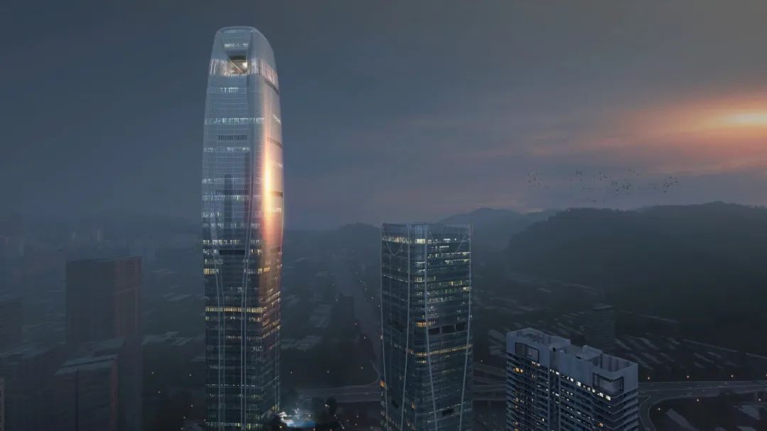 超高层 | 407米罗湖之冠，城建梅园 - 云投大厦