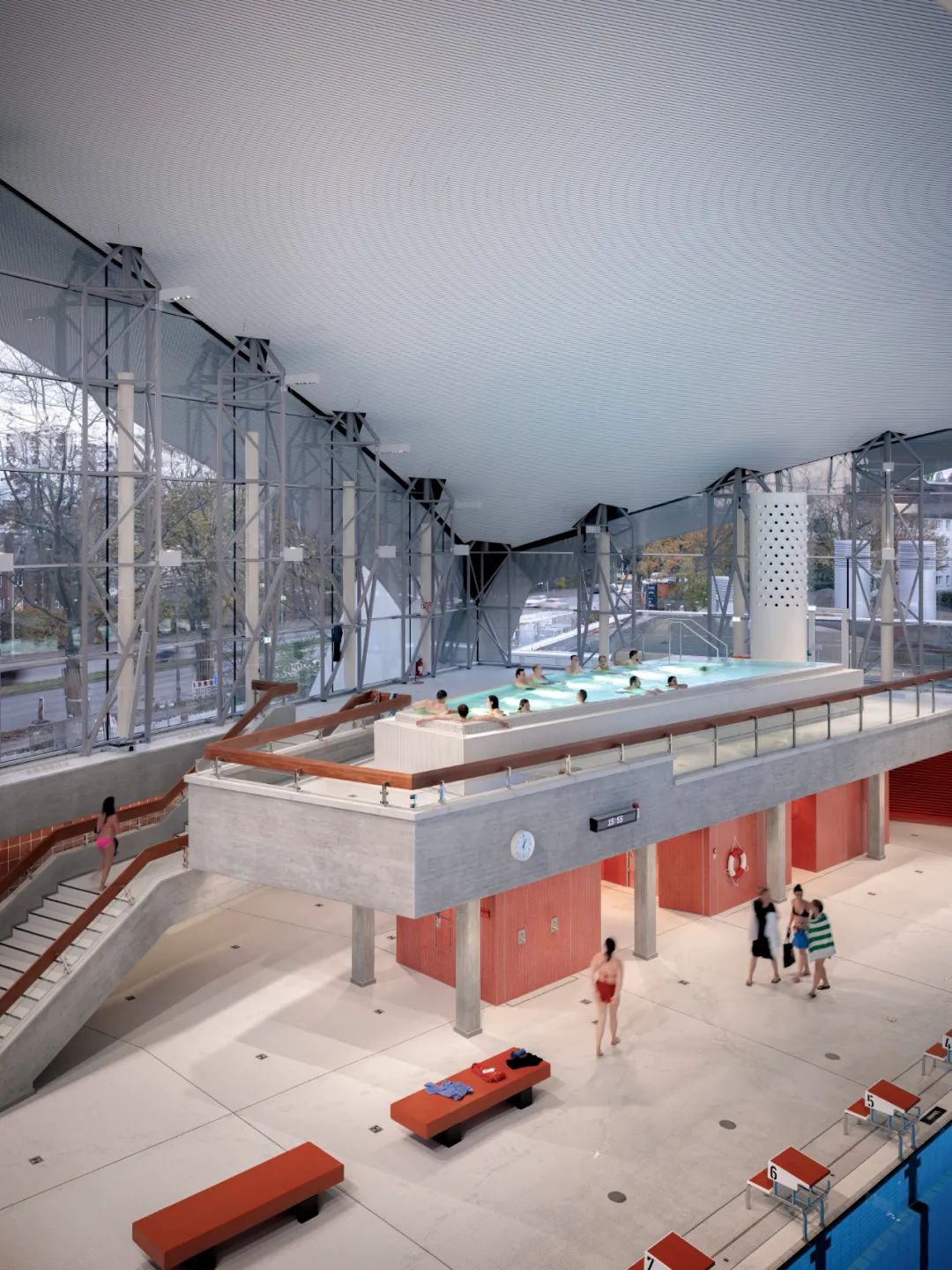 gmp新作 | 汉堡&ldquo;水上歌剧院&rdquo;归来&mdash;&mdash;阿尔斯特游泳馆完成大规模翻新及改扩建