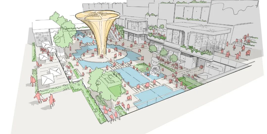 新作 | 杭州银泰中心设计概念发布，10 Design 点亮杭州科创中轴活力新地标