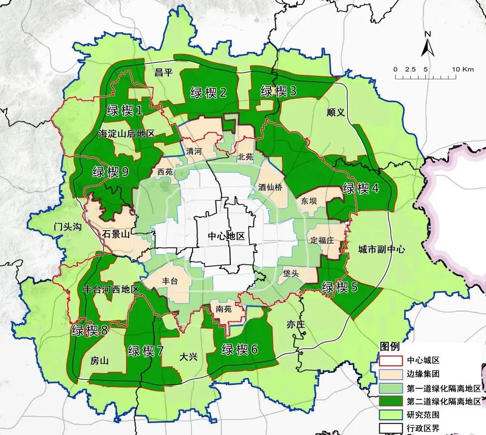 生态屏障，绿色共享——北京市第二道绿化隔离地区郊野公园环布局规划研究丨LA理事风采
