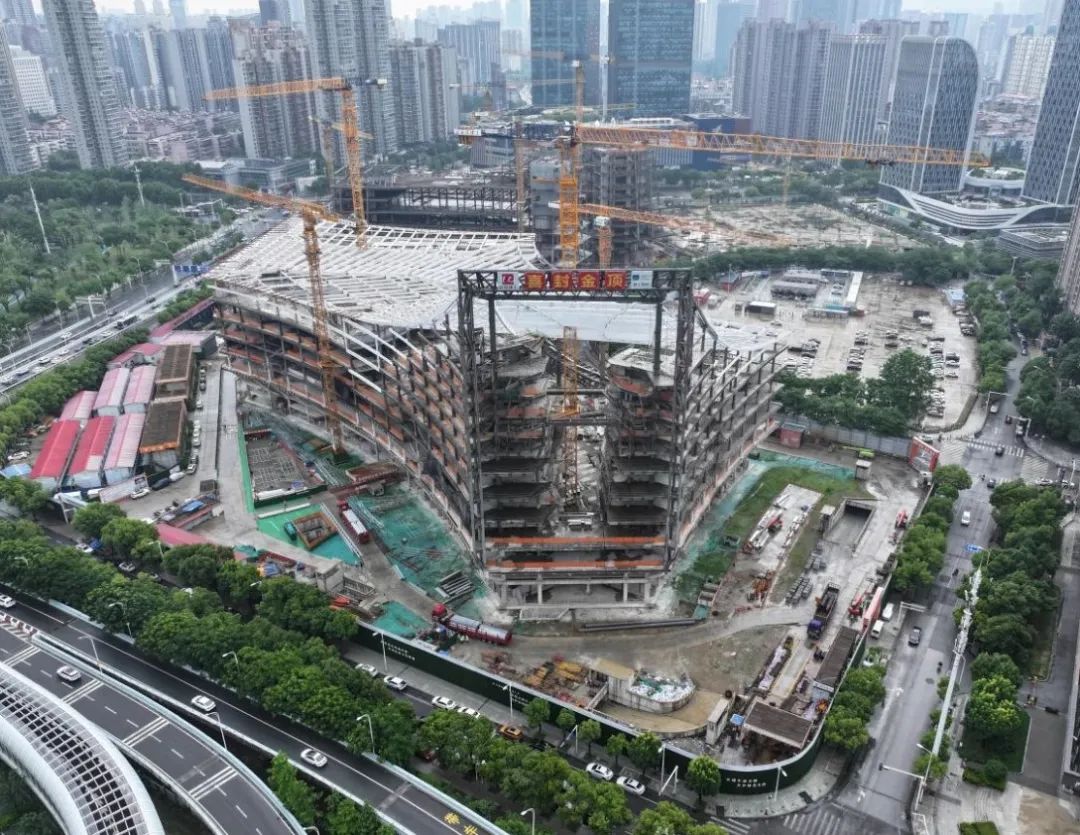 武汉图书馆新馆主体结构基本完工