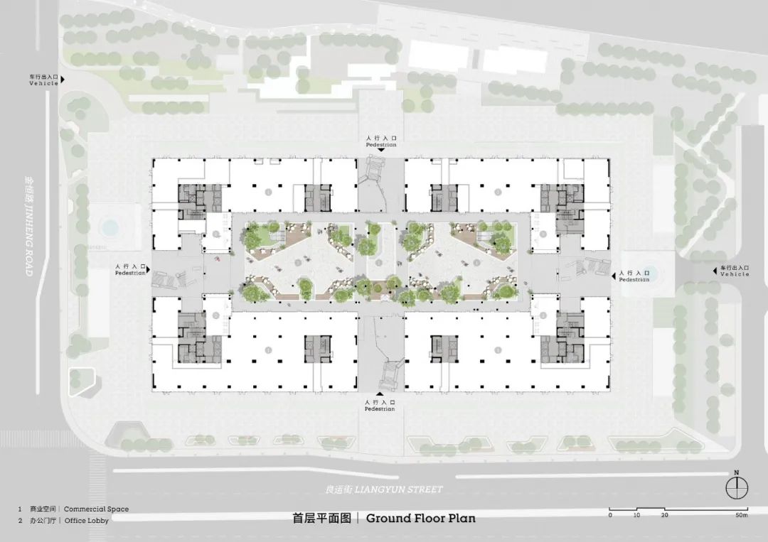 goa作品 | 博多森谷产业园改造：城市中央的悬浮森谷