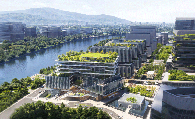 Aedas &华艺设计中标项目 | 深圳河套深港科技创新合作区国际协同创新区N-01 N-03地块，科技人文与自然的桥梁