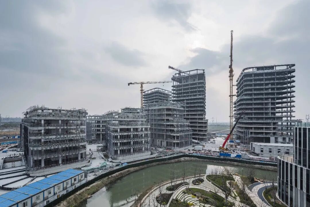 gmp新闻|长三角G60科创之眼二期结构封顶:城市设计逻辑下的空间落位