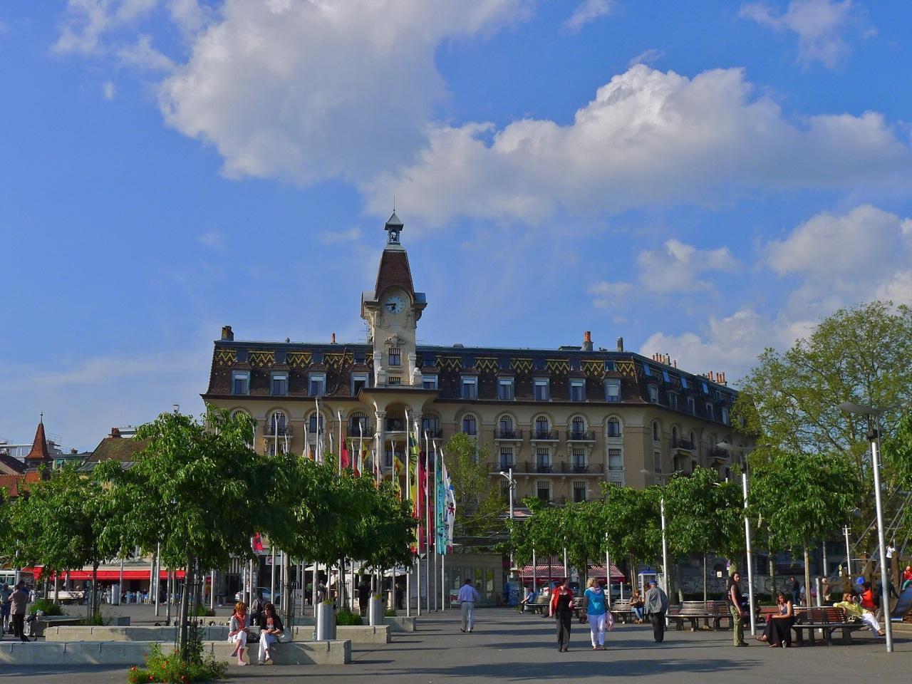 一起体会洛桑的城市广场规划美学