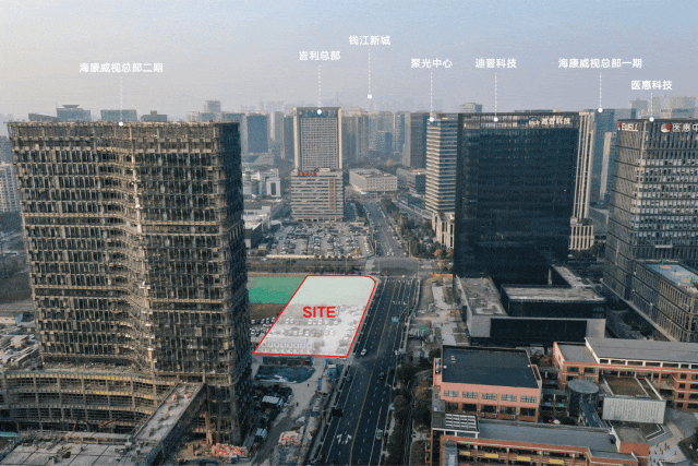 杭州滨江新地标，line+为联众智慧打造企业总部