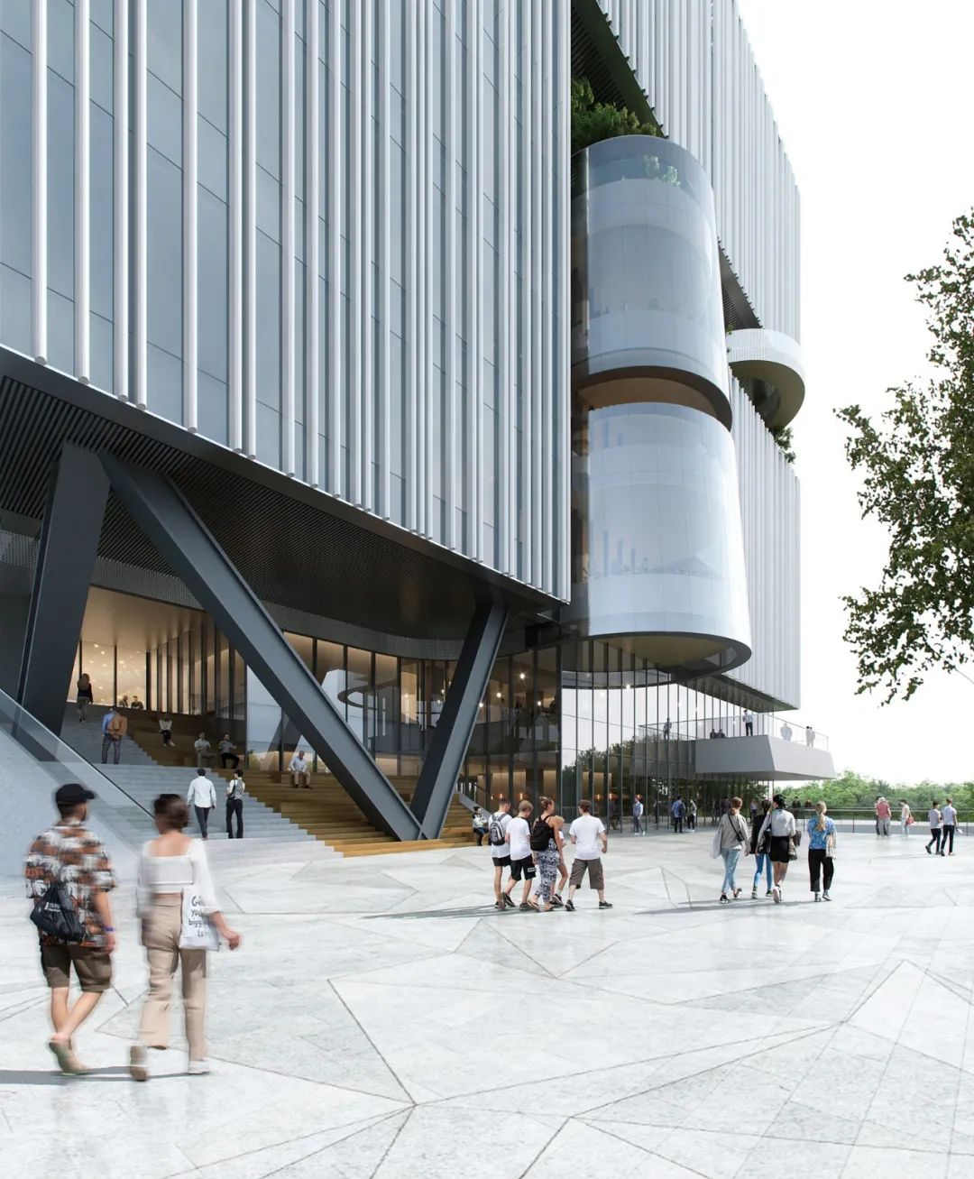 Aedas新作 | 北师香港浸会大学二期校园，钟灵毓秀，碧水绕亭