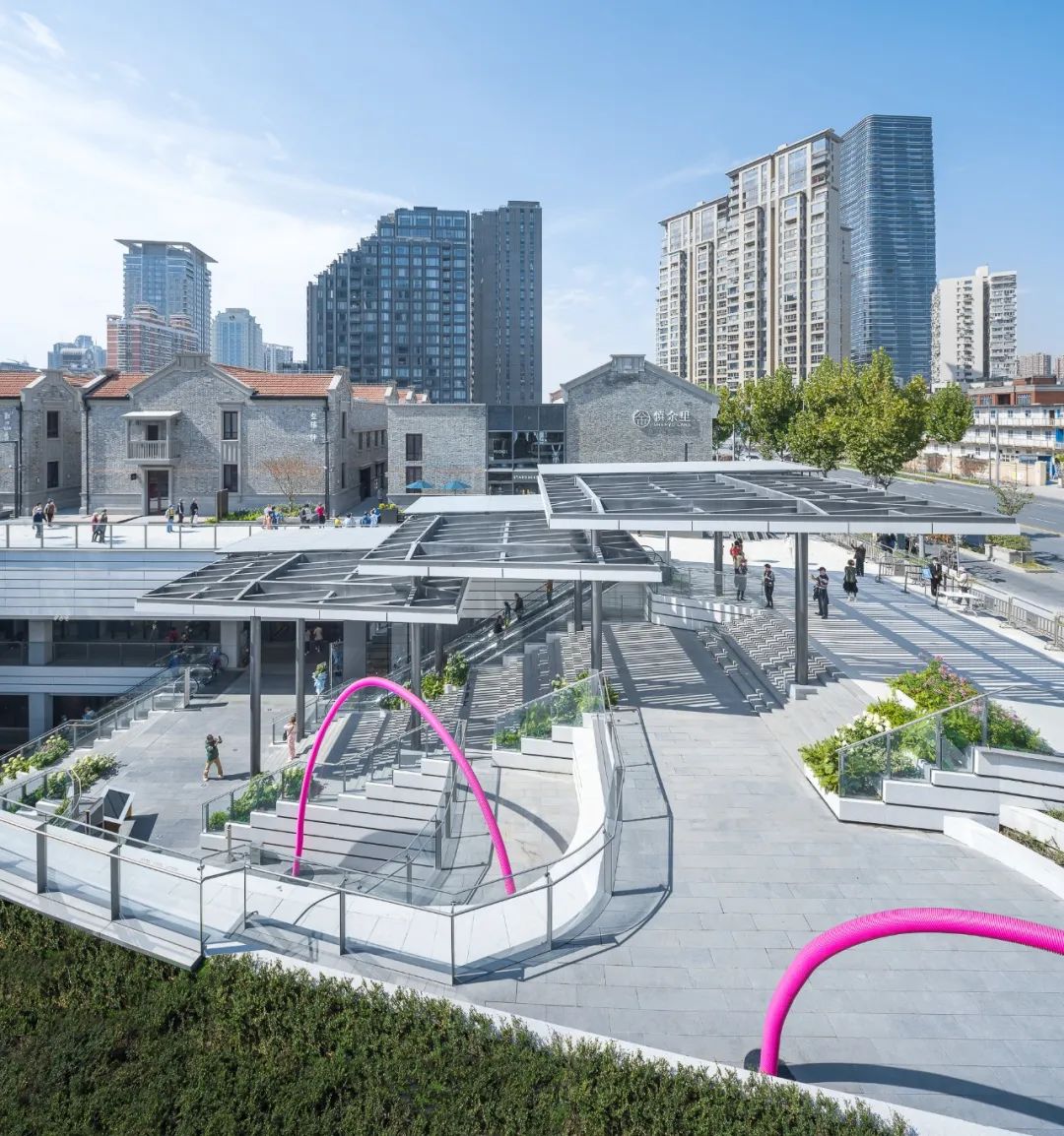 新作 | 上海苏河湾万象天地：以城市绿地打破历史、文化与商业的界限