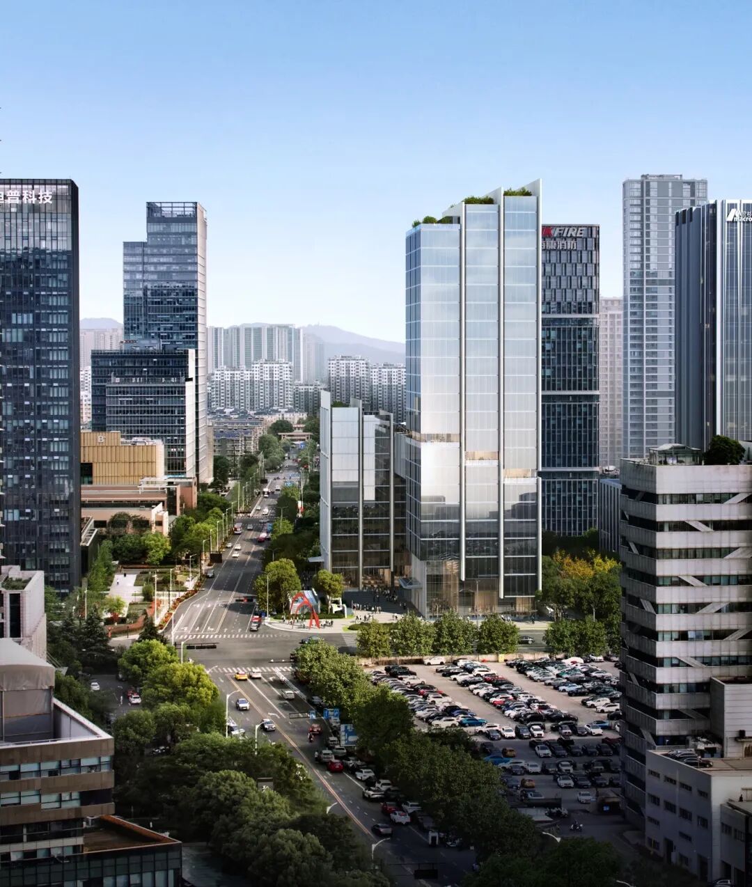 杭州滨江新地标，line+为联众智慧打造企业总部