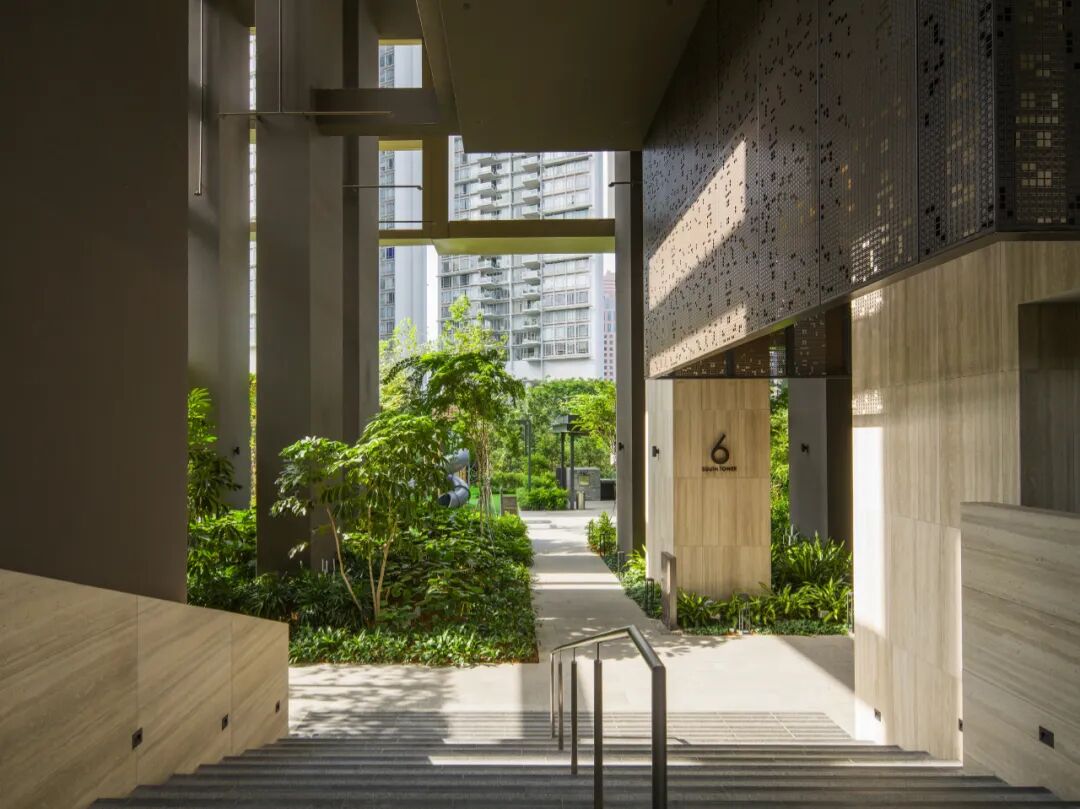 新加坡「隽峰」住宅完工，MVRDV 的像素化立面设计为高端预制建造塔楼赋予独特的藤蔓意象