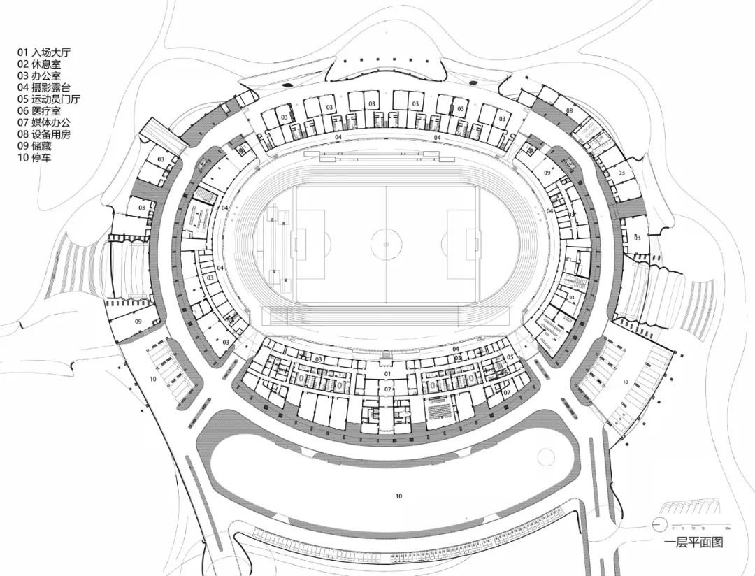 “消失的体育场”建成，马岩松/MAD全球最大覆土建筑群设计